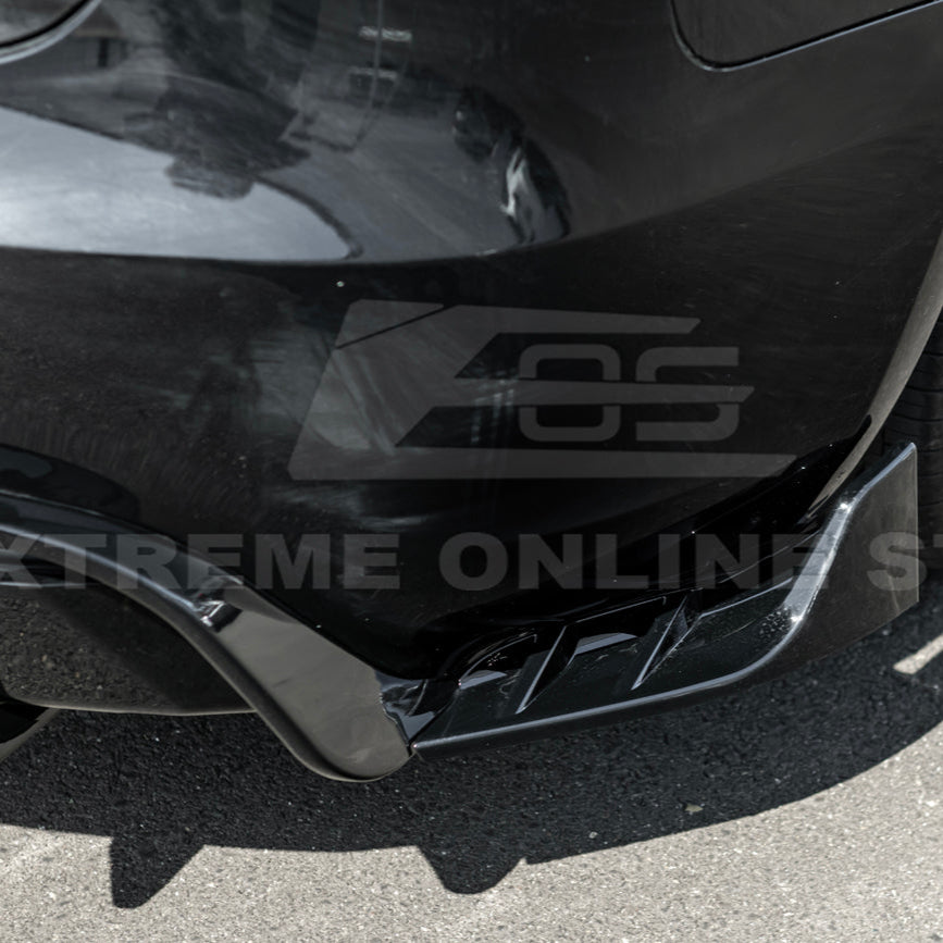 2024-Up Tesla Model 3 Performance Style Rear Bumper Diffuser Lip - DIFF-1133-ABS