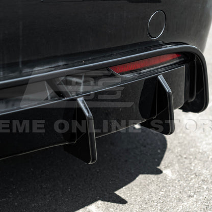 2024-Up Tesla Model 3 Performance Style Rear Bumper Diffuser Lip - DIFF-1133-ABS