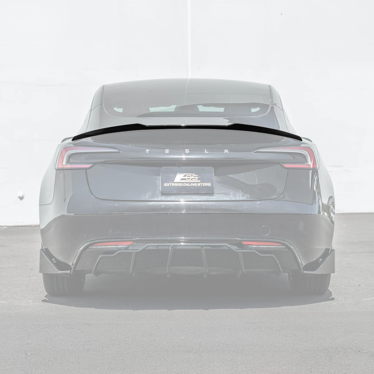 2024-Up Tesla Model 3 Track Style Rear Trunk Wing Spoiler - SPOILER-1130-ABS