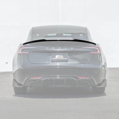 2024-Up Tesla Model 3 Track Style Rear Trunk Wing Spoiler - SPOILER-1130-ABS