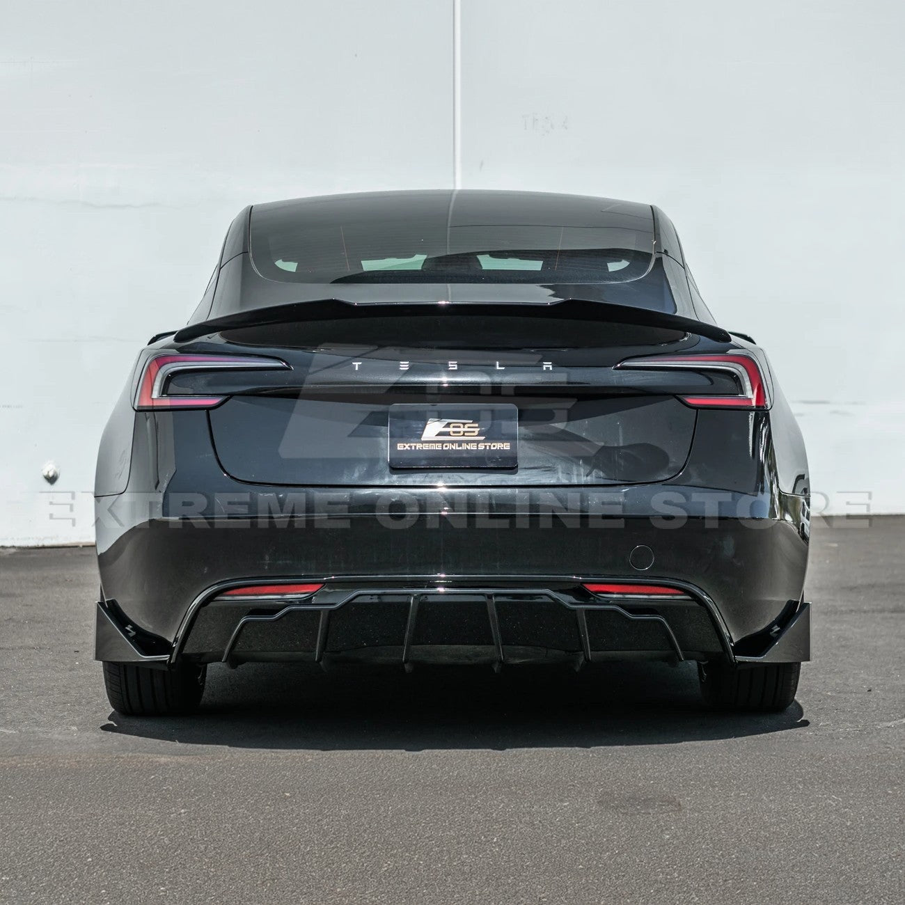 2024-Up Tesla Model 3 Track Style Rear Trunk Wing Spoiler - SPOILER-1130-ABS