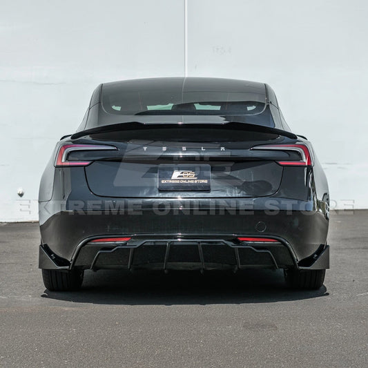2024-Up Tesla Model 3 Track Style Rear Trunk Wing Spoiler - SPOILER-1130-ABS