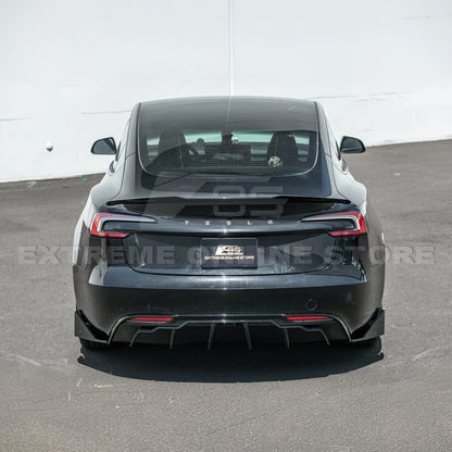 2024-Up Tesla Model 3 Track Style Rear Trunk Wing Spoiler - SPOILER-1130-ABS