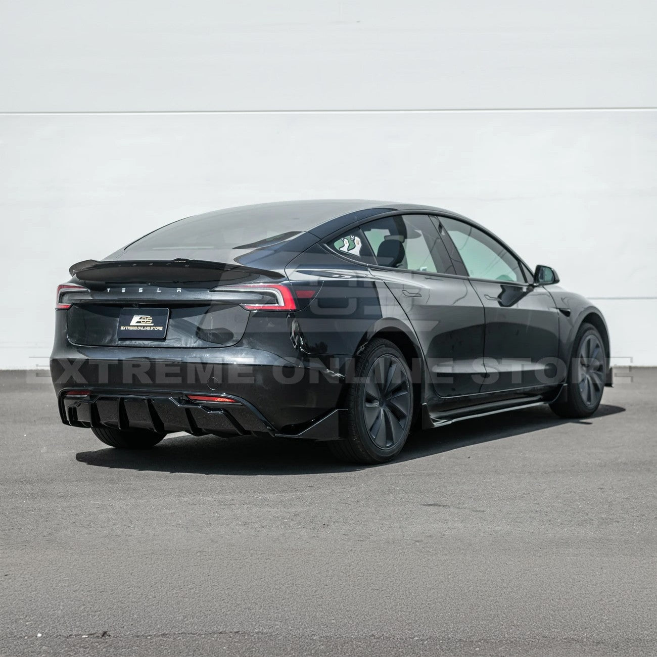 2024-Up Tesla Model 3 Track Style Rear Trunk Wing Spoiler - SPOILER-1130-ABS