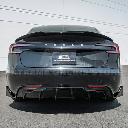 2024-Up Tesla Model 3 Track Style Rear Trunk Wing Spoiler - SPOILER-1130-ABS