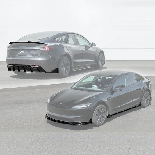 2024-Up Tesla Model 3 Sedan Track Style Body Kit - TSLA-COMBO-01