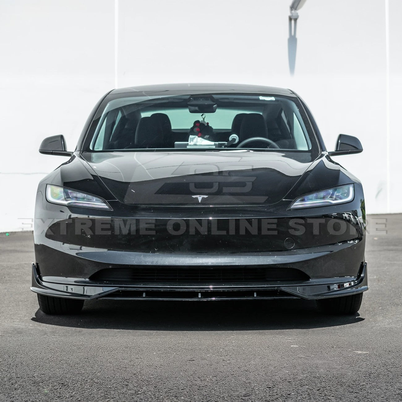 2024-Up Tesla Model 3 Track Style Front Lip Splitter - FLIP-1120-ABS