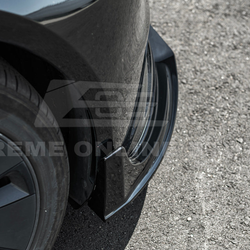 2024-Up Tesla Model 3 Track Style Front Lip Splitter - FLIP-1120-ABS