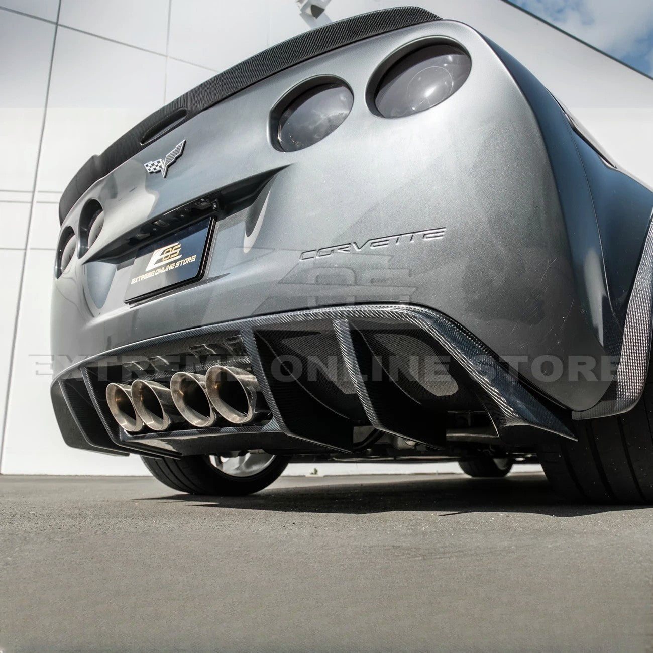 2005-13 Corvette C6 Rear Bumper Diffuser