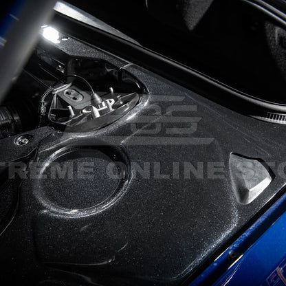 Corvette C8 DRY CARBON FIBER Coupe Engine Bay Panel Cover (3-Pieces Version)
