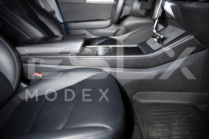 2020-23 Tesla Model 3 & 20-25Y Carbon Fiber Interior Center Console Shift Sides