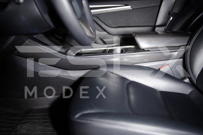 2020-23 Tesla Model 3 & 20-25Y Carbon Fiber Interior Center Console Shift Sides