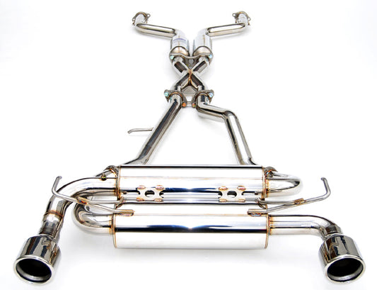 Invidia 09-Up Infiniti FX35/FX37 Gemini Rolled S.S. tip Cat-back Exhaust