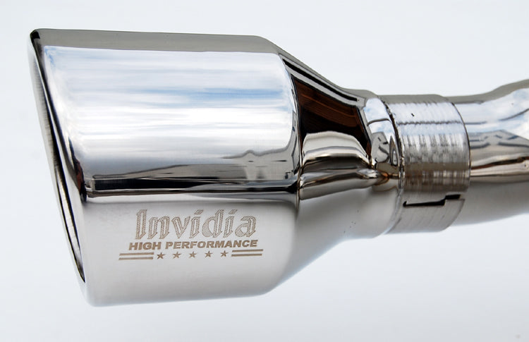 Invidia 02-08 Nissan 350Z Gemini Rolled S.S. tip Cat-back Exhaust