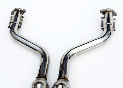 Invidia 02-08 Nissan 350Z Gemini Rolled S.S. tip Cat-back Exhaust