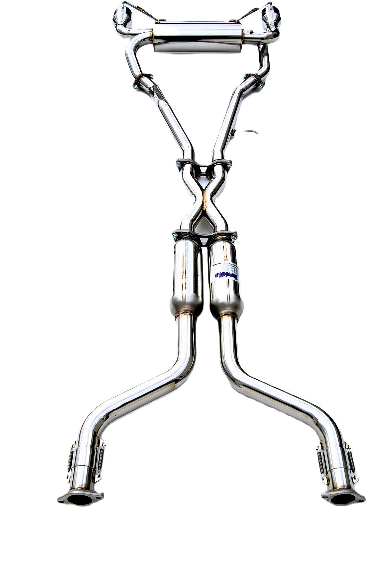 Invidia 03-07 Infiniti G35 Coupe Gemini Rolled S.S. tip Cat-back Exhaust