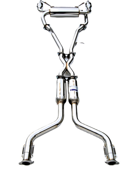Invidia 03-07 Infiniti G35 Coupe Gemini Rolled S.S. tip Cat-back Exhaust