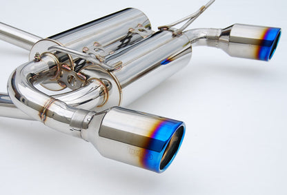 Invidia 09-21 Nissan 370z Gemini Rolled Titanium tip Cat-back Exhaust