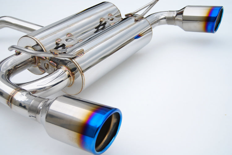 Invidia 09-21 Nissan 370z Gemini Rolled Titanium tip Cat-back Exhaust