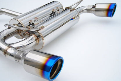 Invidia 09-21 Nissan 370z Gemini Rolled Titanium tip Cat-back Exhaust