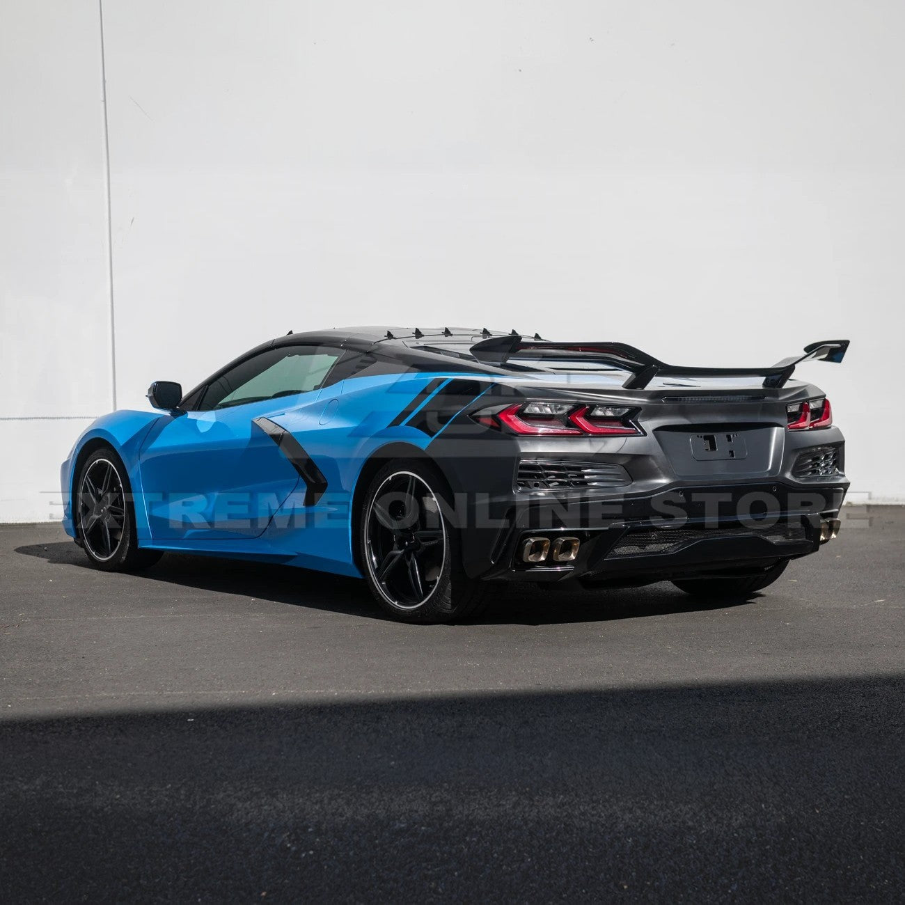 Corvette C8 Stingray Rear Bumper & Spoiler Kit [Z06 Conversion Package]