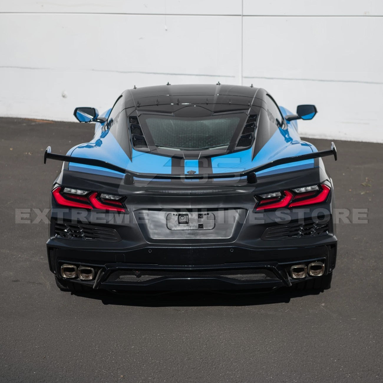 Corvette C8 Stingray Rear Bumper & Spoiler Kit [Z06 Conversion Package]