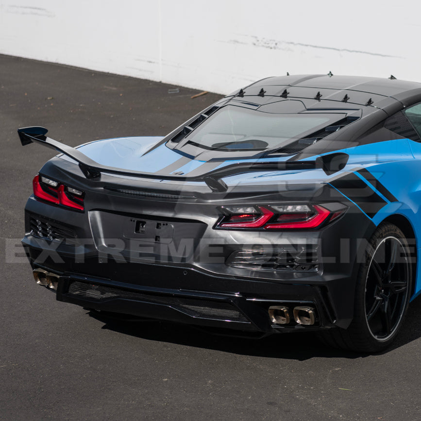 Corvette C8 Stingray Rear Bumper & Spoiler Kit [Z06 Conversion Package]