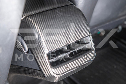 2020-23 Tesla Model 3 & 20-24 Y Carbon Fiber Interior Rear Air Outlet Cover