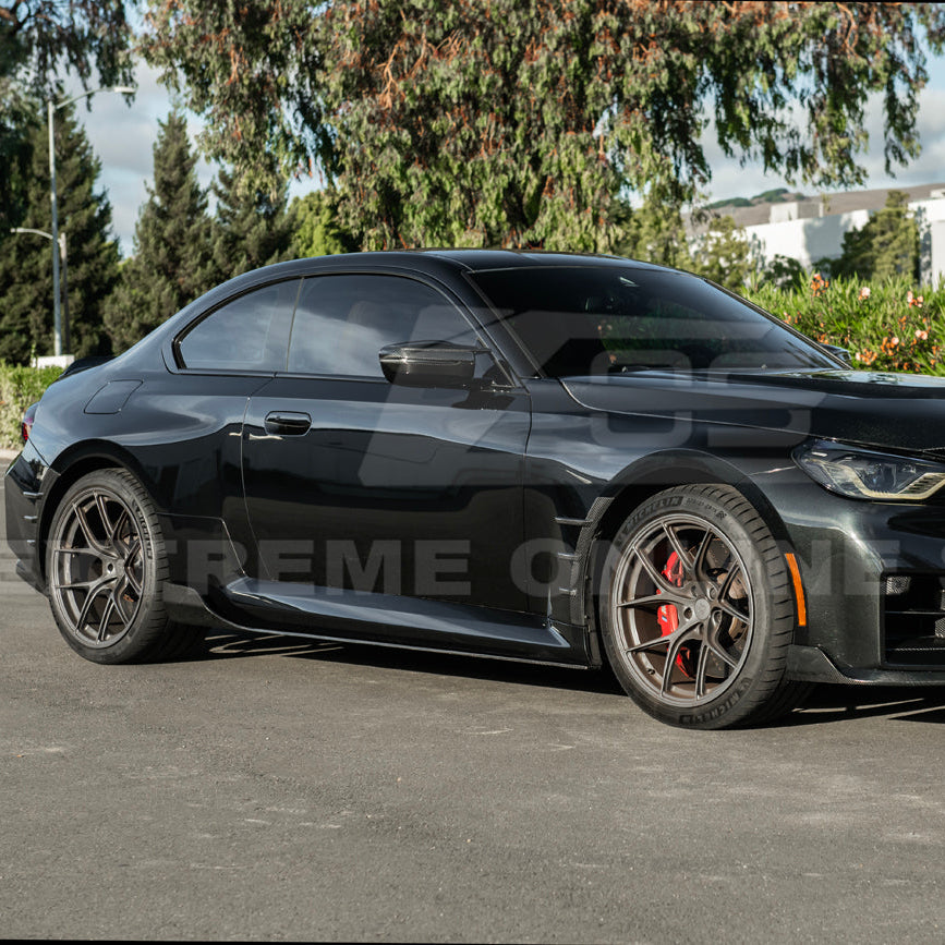 2023-Up BMW G87 M2 | TR Style Dry CARBON FIBER Side Skirts Rocker Pane ...