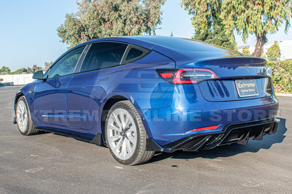 2017-23 Tesla Model 3 Track Side Skirts Rocker Panel