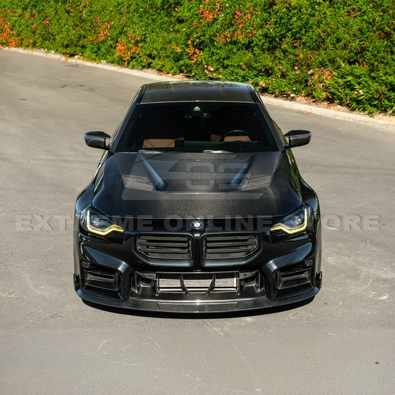 2023-Up BMW G87 M2 | V Style CARBON FIBER Front Vented Heat Extraction Hood