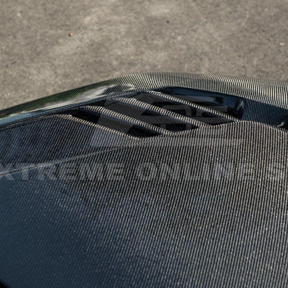 2023-Up BMW G87 M2 | V Style CARBON FIBER Front Vented Heat Extraction Hood