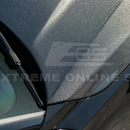 2023-Up BMW G87 M2 | V Style CARBON FIBER Front Vented Heat Extraction Hood