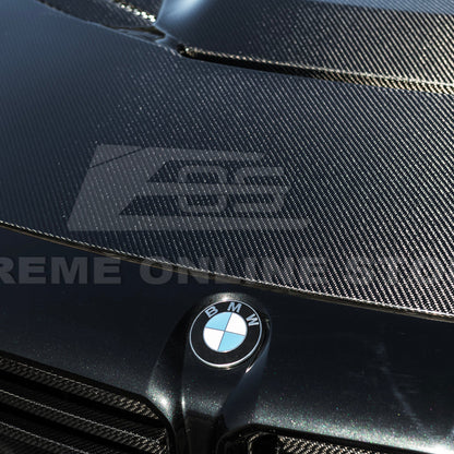 2023-Up BMW G87 M2 | V Style CARBON FIBER Front Vented Heat Extraction Hood