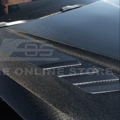 2023-Up BMW G87 M2 | V Style CARBON FIBER Front Vented Heat Extraction Hood
