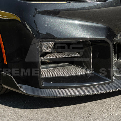 2023-Up BMW G87 M2 | TR Style 3PCS Dry Carbon Fiber Front Bumper Splitter Lip