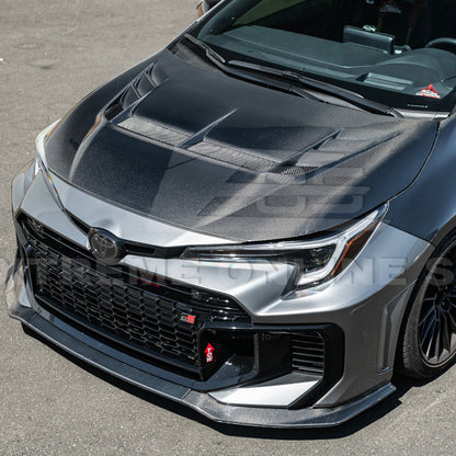 2023-Up Toyota GR Corolla VRS Style Front Vented Bumper Hood