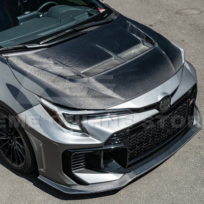 2023-Up Toyota GR Corolla VRS Style Front Vented Bumper Hood