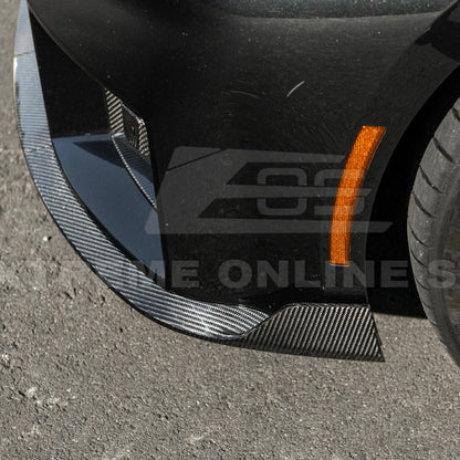 2023-Up BMW G87 M2 | TR Style 3PCS Dry Carbon Fiber Front Bumper Splitter Lip