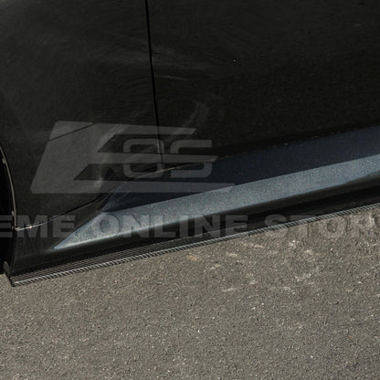 2023-Up BMW G87 M2 | TR Style Dry CARBON FIBER Side Skirts Rocker Panel Extension