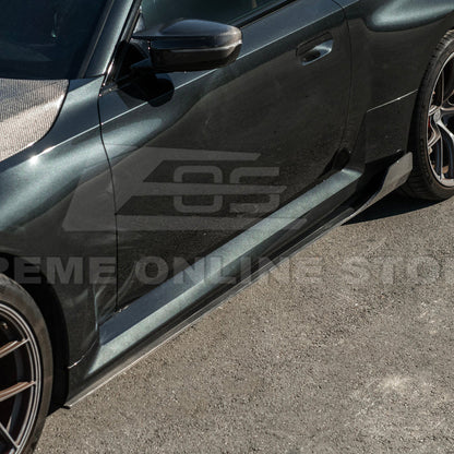 2023-Up BMW G87 M2 | TR Style Dry CARBON FIBER Side Skirts Rocker Panel Extension