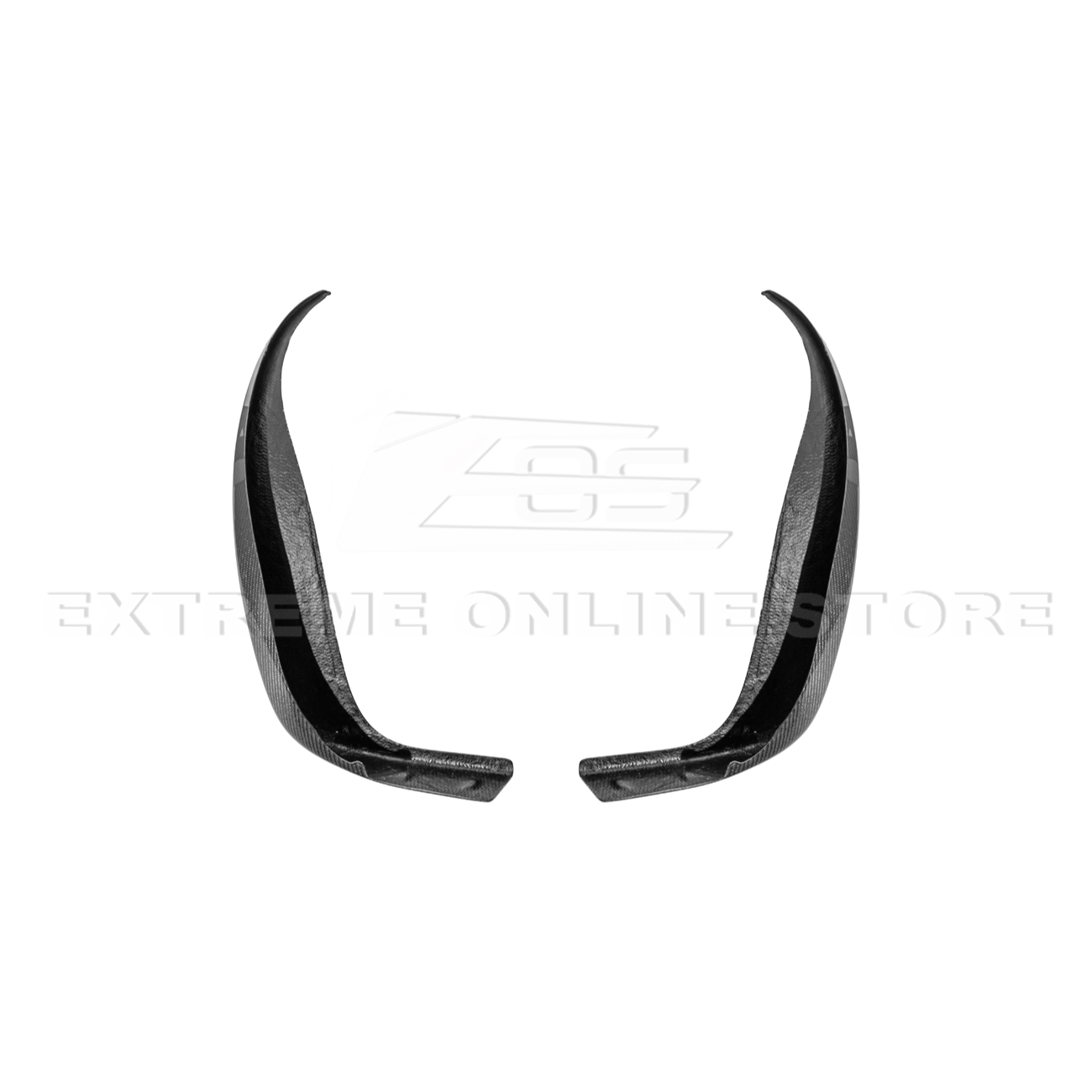 2005-13 Corvette C6 Z06 ZR1 DRY CARBON FIBER Splash Guard Mud Flaps