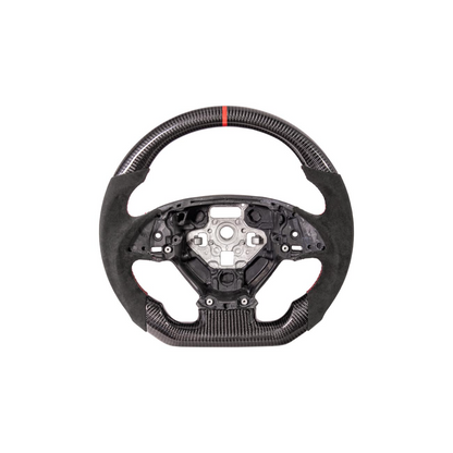 Chevrolet Corvette C7 Black Leather Red Stitching Carbon Fiber Steering Wheel