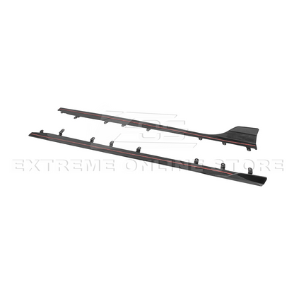 2023-Up BMW G87 M2 | TR Style Dry CARBON FIBER Side Skirts Rocker Panel Extension