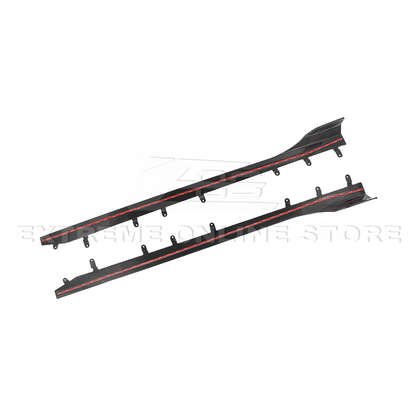 2023-Up BMW G87 M2 | TR Style Dry CARBON FIBER Side Skirts Rocker Panel Extension
