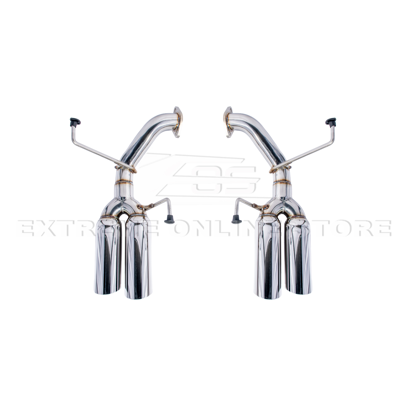 2022-Up Subaru WRX | Boso Muffler Delete Quad Burnt Tips Axle Back Exhaust