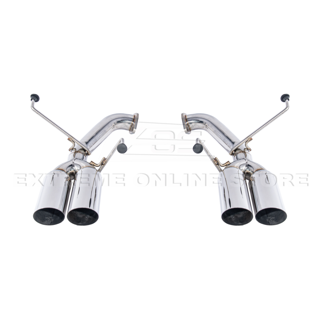 2022-Up Subaru WRX | Boso Muffler Delete Quad Burnt Tips Axle Back Exhaust