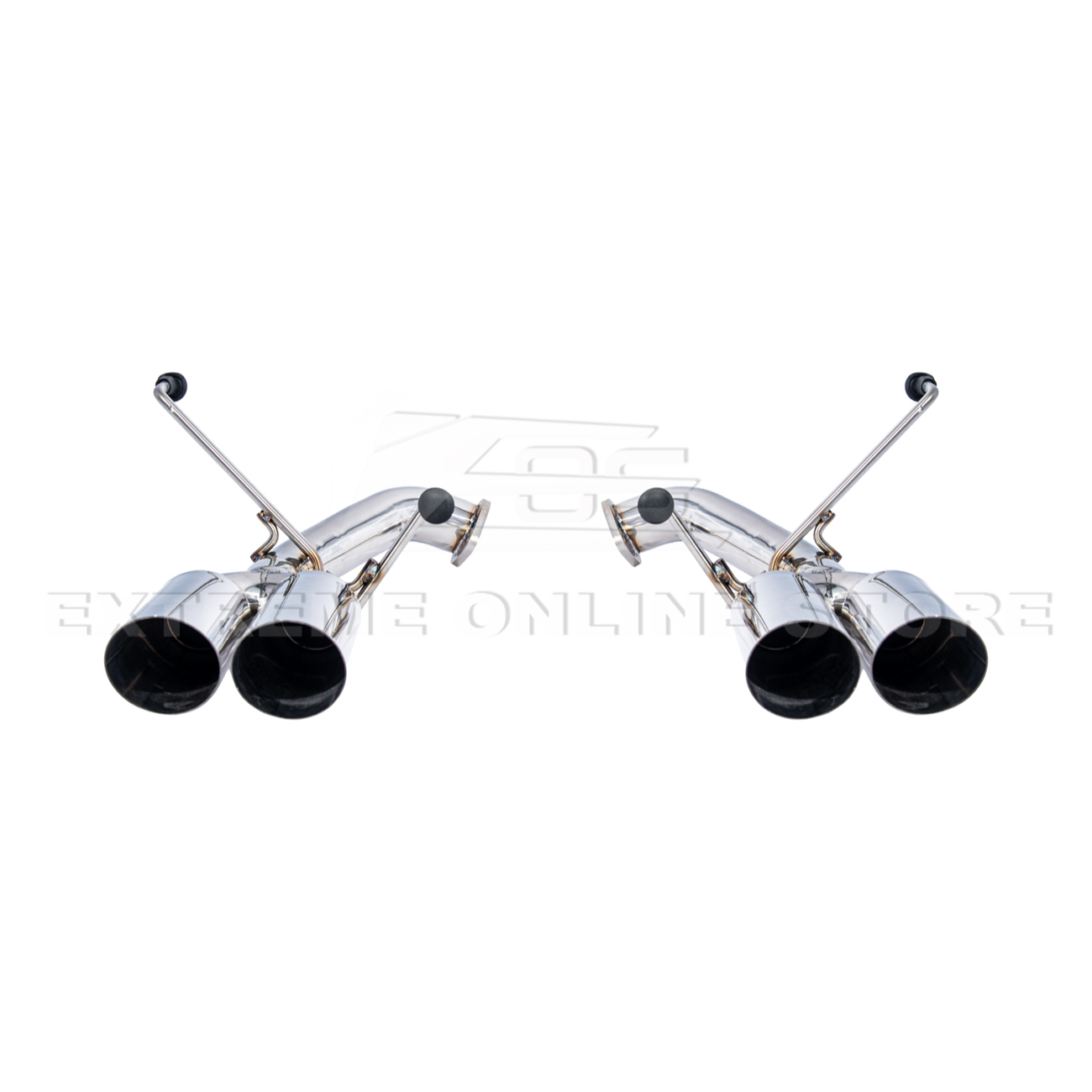 2022-Up Subaru WRX | Boso Muffler Delete Quad Burnt Tips Axle Back Exhaust