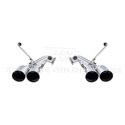 2022-Up Subaru WRX | Boso Muffler Delete Quad Burnt Tips Axle Back Exhaust