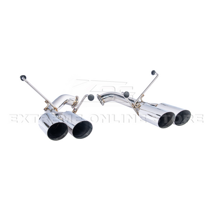 2022-Up Subaru WRX | Boso Muffler Delete Quad Burnt Tips Axle Back Exhaust